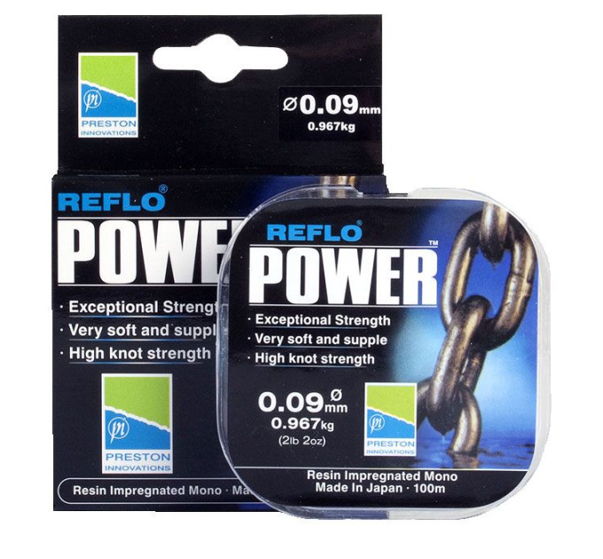 Волосінь Preston Reflo Power Line 100м 0.13mm
