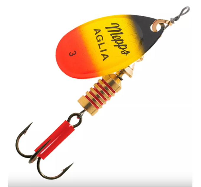 Блешня Mepps AGLIA FURIA 2 Black/Yellow/Red