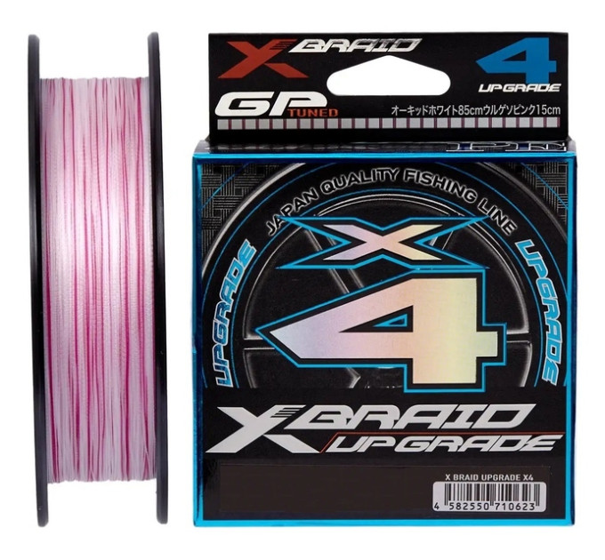 Шнур YGK X-Braid Upgrade X4 100m #0.2/0.07mm 4lb/1.8kg