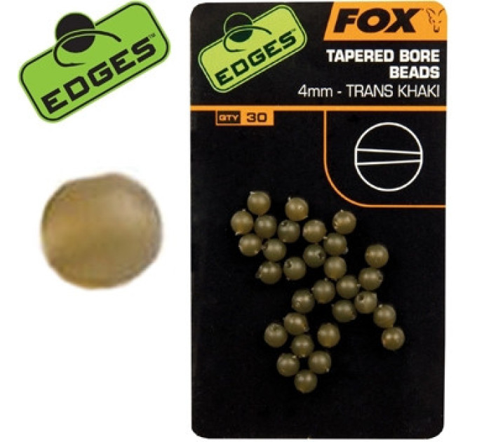 Бусина резиновая буферная FOX Rubber Flexi Beads Brown