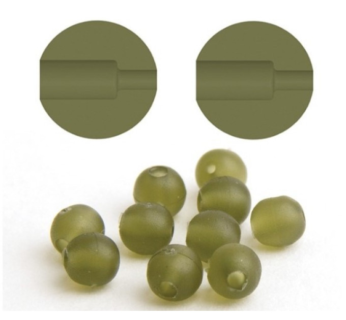 Бусина резиновая буферная FOX Rubber Flexi Beads Brown