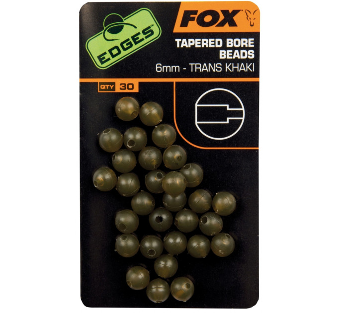 Бусина резиновая буферная FOX Tapered Bore Bead Green
