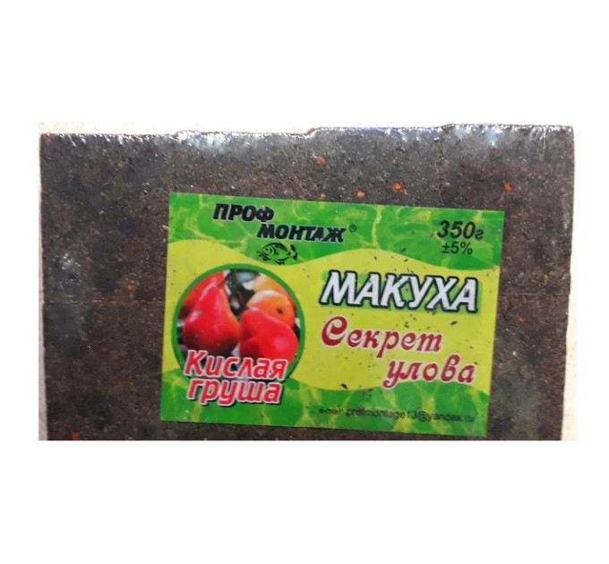 Макуха "Секрет улову" 350 гр. КИСЛА ГРУША