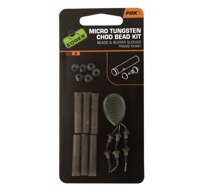 Набор для Chod Rig FOX Edges Micro Chod Bead Kit * 6