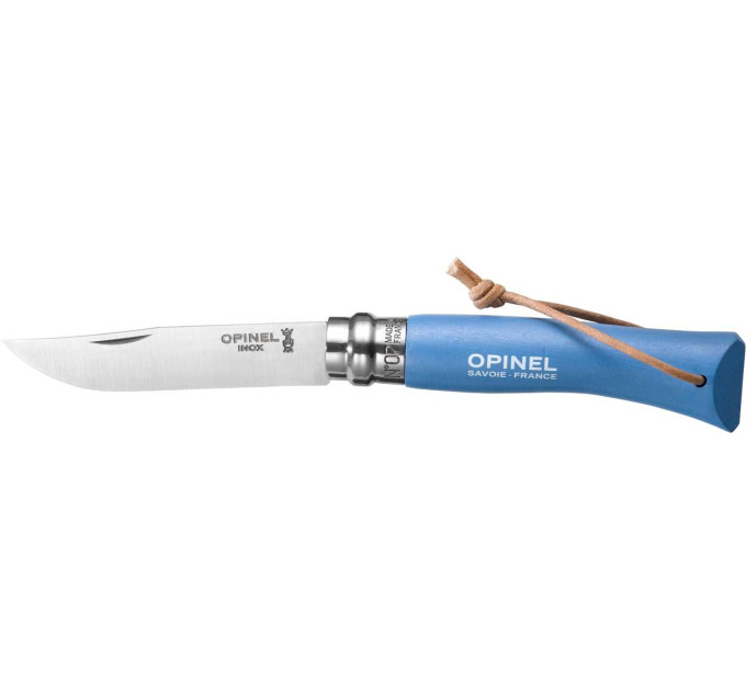 Нож Opinel №7 Inox Trekking лазурный