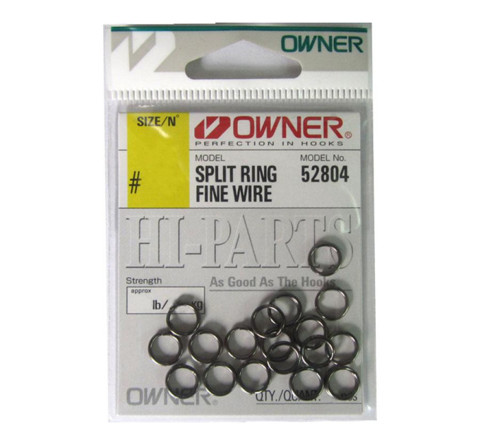 Заводное кольцо Owner Split Ring Fine Wire №00