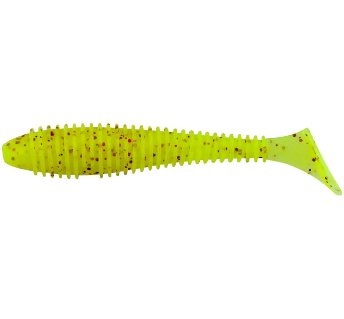 Силикон Keitech Swing Impact FAT 3.3" (7 шт/уп) ц:pal#01 Chartreuse Red Flk