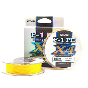 Шнур Eclipse X4 F-1 PE Orange 100m 0.14mm