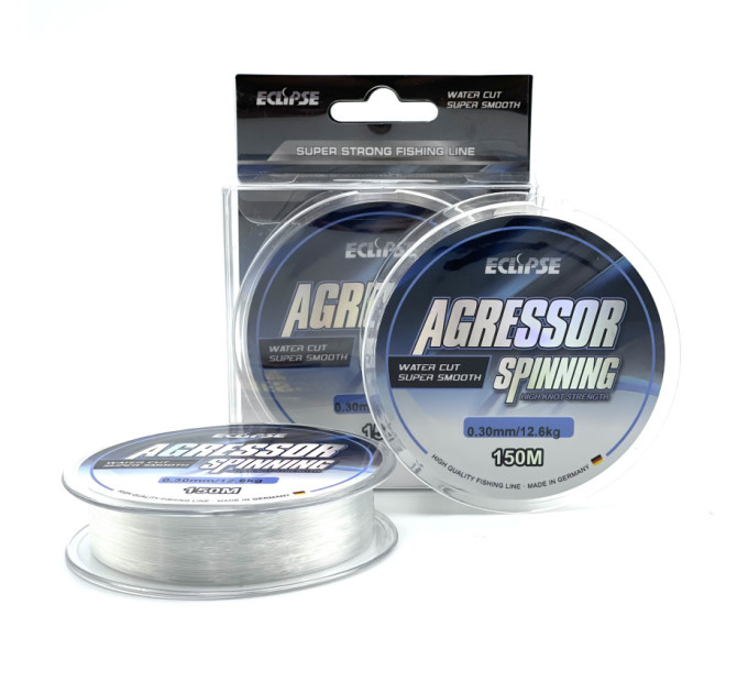 Леска ECLIPSE Agressor Spinning Clear 150m 0.22mm
