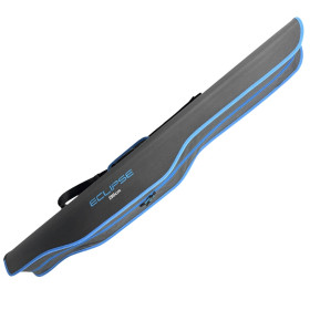 Чеxол-тубус для удилищ ECLIPSE 2507 1.35м 2 секции каркасный, серый, с карманом под катушку