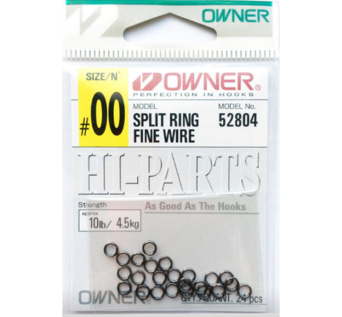 Заводное кольцо Owner Split Ring Fine Wire №2
