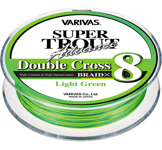 Шнур VARIVAS X8 Braid Line Super Trout Advance DUBBEL CROSS 8lb 100m