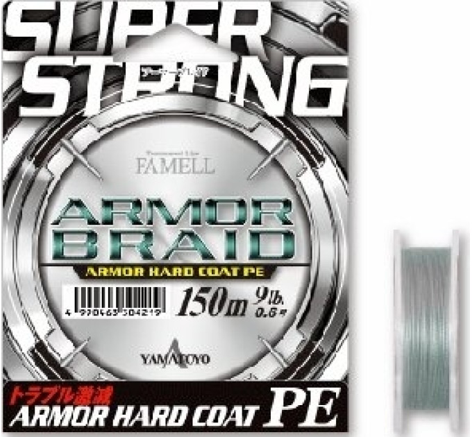Шнур YAMATOYO Armor Braid PE #0.8 (11lb) 150m (Gray)