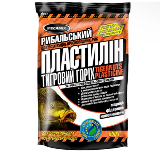 Пластилин Megamix ТИГРОВЫЙ ОРЕХ 0.5 кг