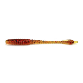 Силикон FishUp ARW Worm 2" (12pcs.), #019 - Motor Oil/Red