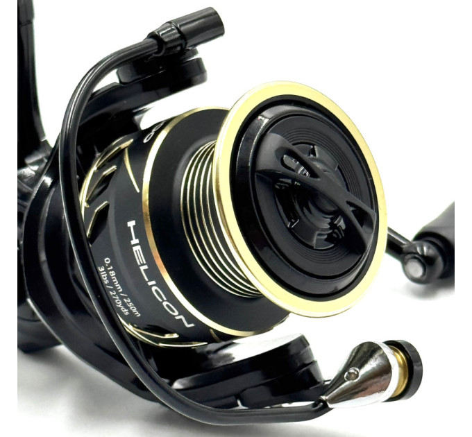 Катушка ECLIPSE HELICON 2000 металлическая шпуля, 5+1bb