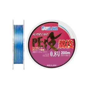 Шнур SUNLINE S-Cast PE Nagi Kyogi 200m #0.8/0.148mm 10lb/5.5kg