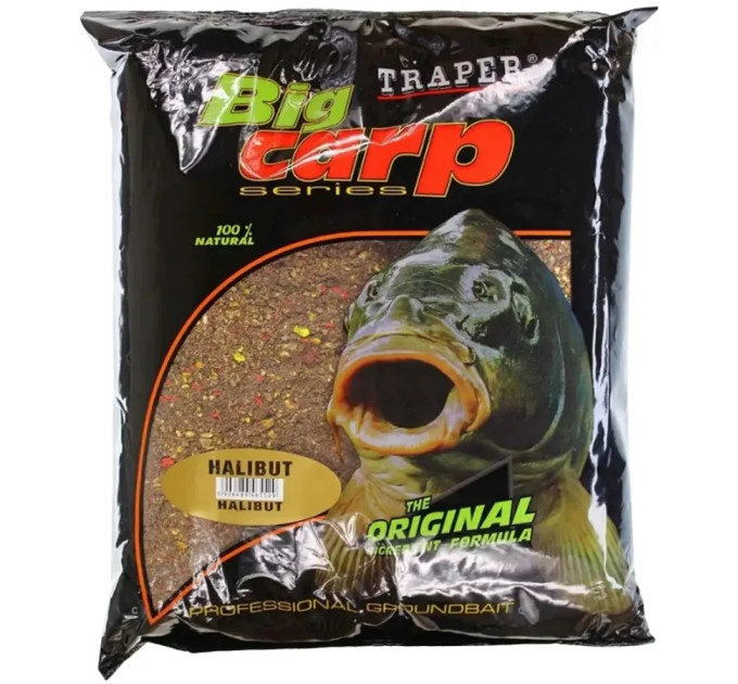 Прикормка TRAPER Big Carp Halibut 2.5 кг