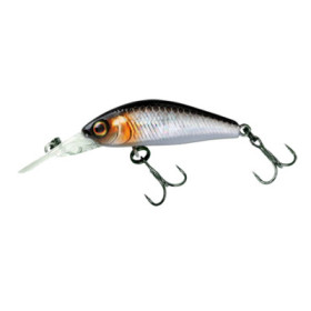 Воблер JACKALL Chubby Minnow 35SP 2.3г HL Silver&Black