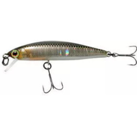 Воблер JACKALL Flat Fly 50SP hl silver & black