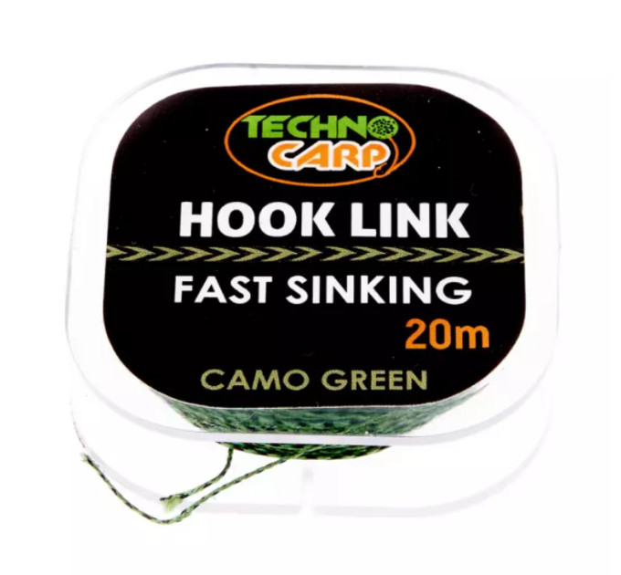 Поводочный материал Techno Carp Camo Green 20m 15lb / 7kg