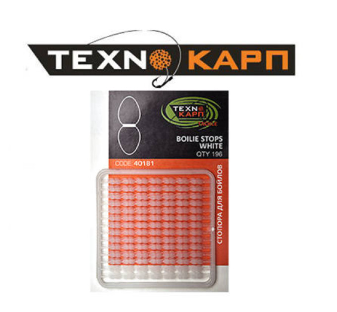 Techno Carp Стопора для бойлів білі (уп 196 шт)