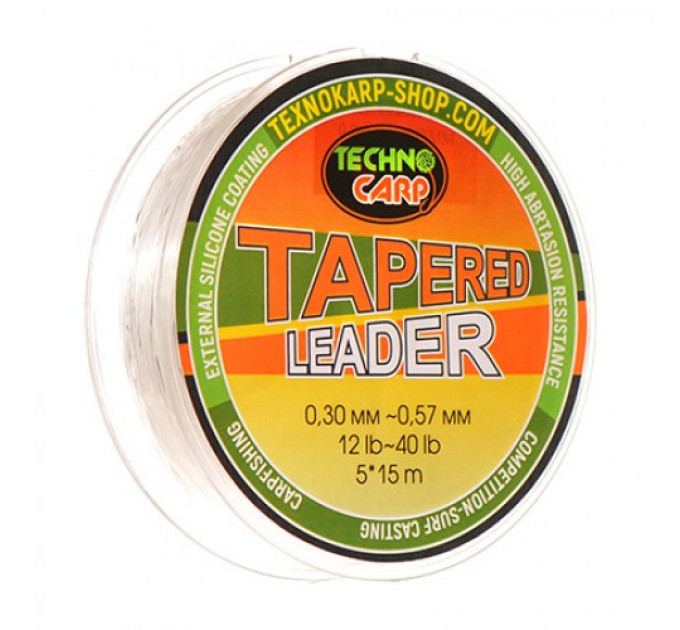 Шок-лидер конусный Techno Carp 0.30-0.57mm 5x15m