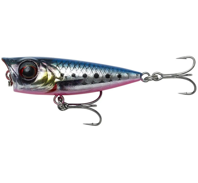 Воблер Savage Gear 3D Minnow Popper F 43mm 2.6g Pink Belly Sardine PHP