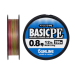 Шнур Sunline Basic PE 200m (Multi Color) #0.8/0.153mm 12lb/6kg