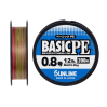 Шнур Sunline Basic PE 200m (Multi Color) #0.8/0.153mm 12lb/6kg