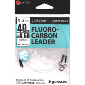 Поводок GURZA Fluorocarbon Leader 30см #0.41 (2шт)