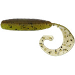 Силікон Reins Fat G-Tail Grub 4" B08 Green Pumpkin Chart Melon (8шт/уп)