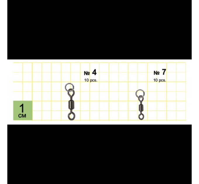Вертлюг Gurza LONG ROLLING SWIVEL with SOLID RING # 4