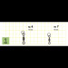 Вертлюг Gurza LONG ROLLING SWIVEL with SOLID RING # 4