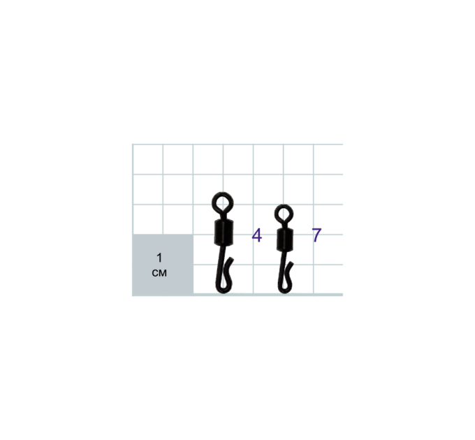 Вертлюг Gurza Long Q-shaped Swing Snap #7