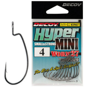 Крючок Decoy Worm27 Hyper Mini #2 (9 шт/уп)