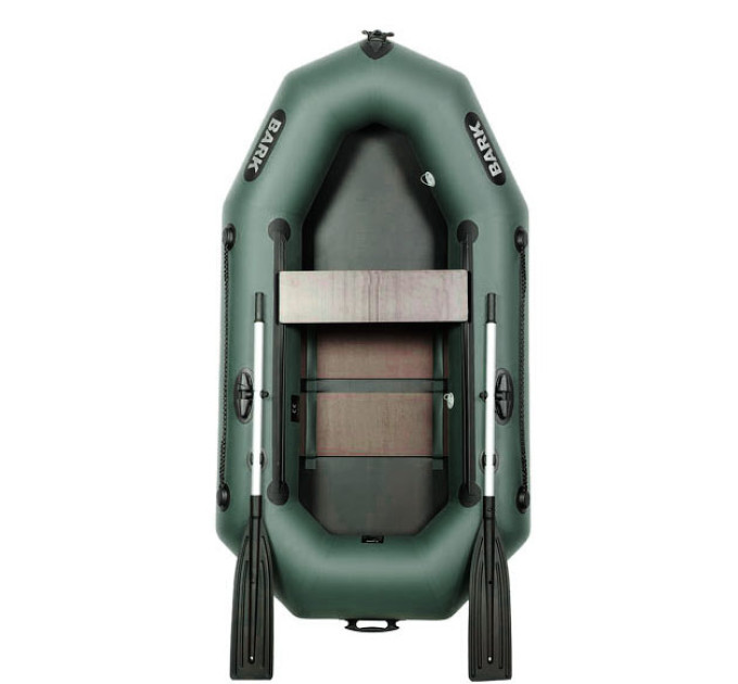 Лодка BARK В-220CD Одноместная гребная, подвижное сиденье, реечный настил