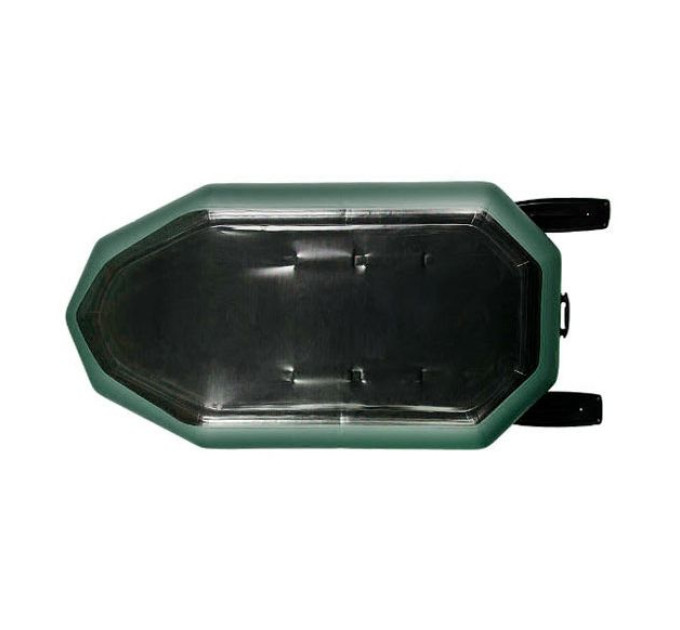 Лодка BARK В-220CD Одноместная гребная, подвижное сиденье, реечный настил