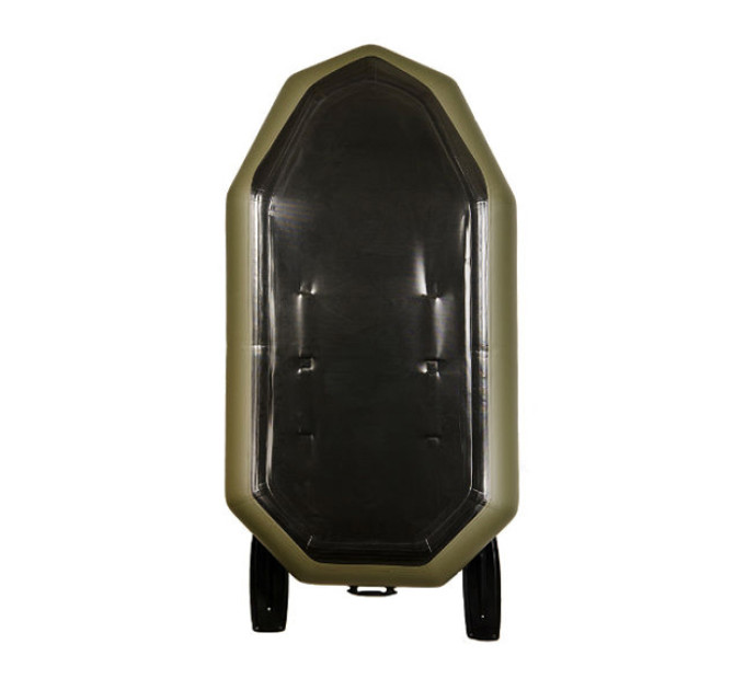 Лодка BARK В-220CD Одноместная гребная, подвижное сиденье, реечный настил