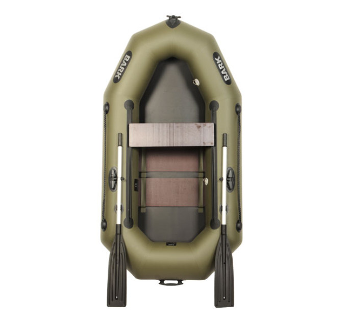 Лодка BARK В-220CD Одноместная гребная, подвижное сиденье, реечный настил