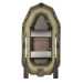 Лодка BARK В-230ND Двухместная гребная, подвижные сиденья, реечный настил, навесной транец