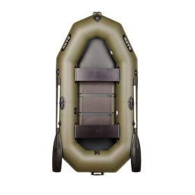 Лодка BARK В-240С Двухместная гребная, стационарные сиденья, реечный настил