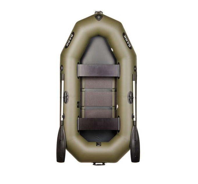Лодка BARK В-240С Двухместная гребная, стационарные сиденья, реечный настил
