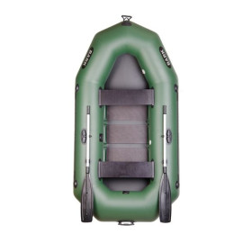Лодка BARK В-250 Двухместная гребная, стационарные сиденья, реечный настил