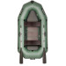 Лодка BARK В-250D Двухместная гребная, подвижные сиденья, реечный настил