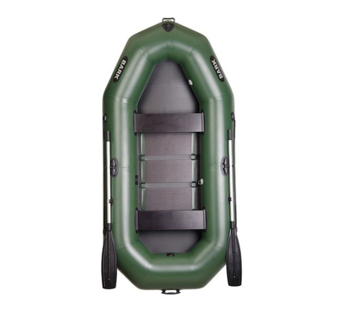 Лодка BARK В-280 Трехместная гребная, стационарные сиденья, реечный настил