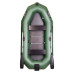 Лодка BARK B-280N Трехместная гребная, стационарные сиденья, реечный настил, навесной транец