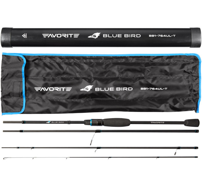 Вудилище спінінгове FAVORITE Blue Bird Compact BB1-804L-T 2.40m 3-12g