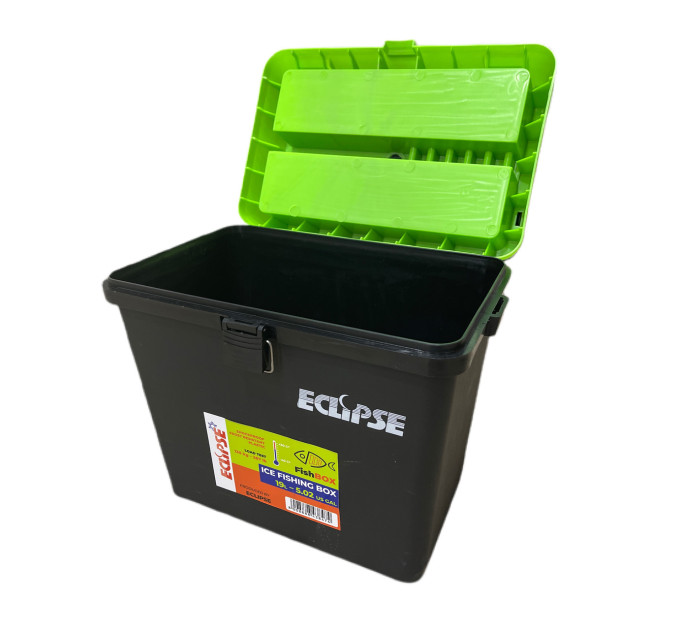 Жерлиця зимова Щука набір 10 шт + Ящик зимовий Eclipse Green