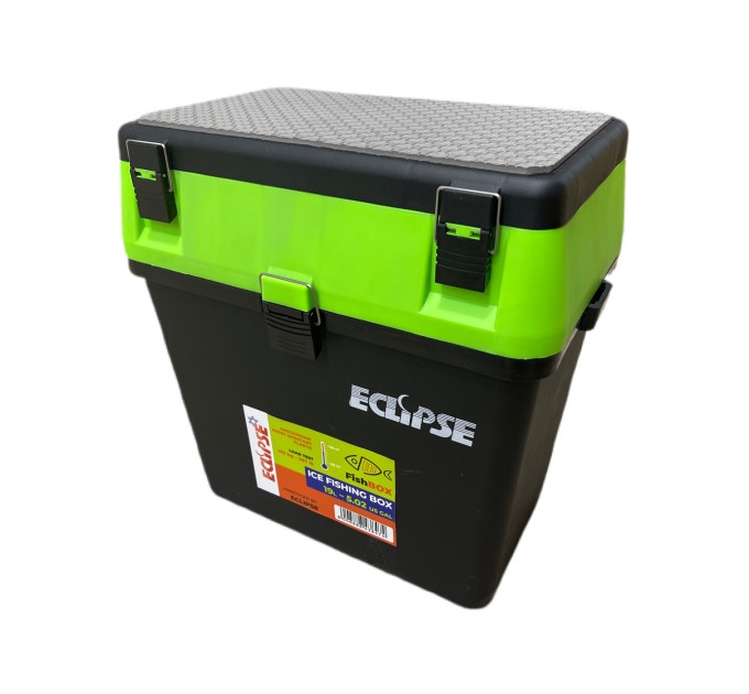 Жерлиця ОСНАЩЕНА зимова Щука набір 10 шт + Ящик зимовий Eclipse Green